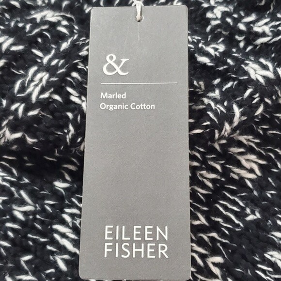 Eileen Fisher Black and White Cape - Picture 11 of 14